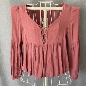 New! Patrons of Peace flowy blouse.